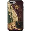Poetic Object Collection Custodia per iPhone 7 Plus/8 Plus Bottiglia di inchiostro con pennacchio fiorito Poetic Vintage Estetica