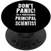 Research & Laboratory T-Shirts & Gifts Scienziato Principale PopSockets PopGrip Adesivo