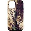 Poetic Object Collection Custodia per iPhone 12/12 Pro Bottiglia di inchiostro con fiore Plume Writer ispirato