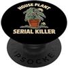 Gardener Retro Flower Gardening Women Piante d'appartamento divertenti Serial Killer Piante da appartamento Giard PopSockets PopGrip Adesivo