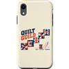 Quilting Shirts & Gifts HHWCo. Custodia per iPhone XR Quilt Guild Cut Stitch Gather Quilter Cucito Design