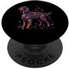 Funny Gordon Setter Lover Gifts Accessor Gordon Setter - Fiori colorati con farfalle e fiori botanici PopSockets PopGrip Adesivo