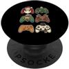 Gamer Christmas Gifts & Holiday Gaming A Carino Natale Video Game Controller Gamer Xmas PopSockets PopGrip Adesivo