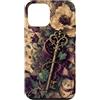 Poetic Object Collection Custodia per iPhone 12 mini Stile antico chiave e nastro ispirato a scrittori