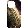 Poetic Object Collection Custodia per iPhone 16 Pro Felce pressata all'interno di vetro Poetic Vintage Estetica