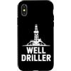 Water Well Driller Gifts / Well Drilling Custodia per iPhone X/XS Perforazione di pozzi di perforazione di pozzi d'acqua