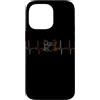 Drum Kit Heartbeat Vintage T-Shirts Custodia per iPhone 14 Pro Max Batteria Battito cardiaco Vintage ECG Cardiogramma Retro