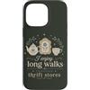 Thrift Store Findin Custodia per iPhone 14 Pro Max Mi piacciono lunghe passeggiate attraverso negozi dell'usato divertente