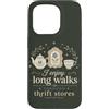 Thrift Store Findin Custodia per iPhone 15 Pro Mi piacciono lunghe passeggiate attraverso negozi dell'usato divertente