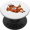 Clever Witty Rotisserie Chicken Designs Divertimento arrosto di pollo arrosto PopSockets PopGrip Adesivo