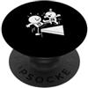 Age 17 Vs 18 Kicking Into Adulthood 18Th Età divertente 17 Vs 18 Calciare nellumorismo delletà adulta 18° compleanno PopSockets PopGrip Adesivo