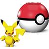 MEGA Brands Mega Construx GKY69 - Set di costruzioni Pokémon Pikachu, con Pokéball, 16 pezzi, giocattolo adatto ai bambini dai 6 anni in su