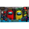 Amo Toys Toikido Among Us Action Figuren Doppelpack 17 cm - rot/gelb