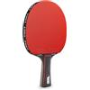 JOOLA Match Pro ITTF, racchetta da ping pong da ping pong approvata per tutti i giorni, 4 stelle, nero/rosso, spessore spugna 1,8 mm