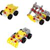 Theo Klein 8792 Set da Costruzione Bosch Constructor Team 3 in 1, per Costruire Diversi Veicoli da Cantiere, con Piani di Costruzione, Per Bambini dai 3 Anni in su