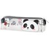 Legami - Pencil Case, Astuccio Trasparente, 19,5x5,5 cm, Panda, Hug Me, Mostra Esattamente Ciò che Contiene, in TCU Trasparente, Chiusura Zipper, Capiente