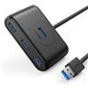 UGREEN Hub Usb Ugreen 20290 Usb 3.0 4i porte 5000Mbps 0.5m Nero [20290]