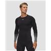X-Bionic Maglietta A Maniche Lunghe Termoattiva Da Uomo X-bionic Invent Graphics Shirt Ls Nero-grigio