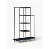 Westwing Collection Armadio aperto Kavi - Nero