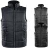 Smanicato Uomo Invernale Giubbotto Classico Imbottito Blu Giacca Giubbino Veque