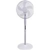 UppyTech Ventilatore a piantana potente 45W 5 pale 41 cm silenzioso aria fino 30mq bianco
