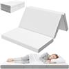 HOMCOM Materasso Pieghevole 195 x 120 cm con Rivestimento Lavabile