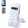 BRONDI AMICO FAVOLOSO - TELEFONO CELLULARE SENIOR - WHITE METAL