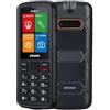 BRONDI IRON X TELEFONO CELLULARE RUGGED TORCIA FOTOCAMERA BLACK