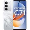 Realme C71 Bianco 256GB Memoria 4GB Ram Display 6.67 120Hz 6000Mah 4G WhiteSwan