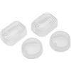 TNTTU Malaguti F12 - Adattatore per Cabochon lampeggiante, trasparente, impermeabile, anteriore, colore: Bianco
