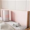 Generico Rivestimento Murale Imbottito Autoadesivo per Letto Pannello a Parete Anti Collisione Largo 60cm Ideale Come Testiera,per Soggiorno Camera da Letto Facile da Installare,Rosa,W20cm x L200cm