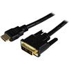 StarTech Cavo HDMI a DVI-D da 150cm, M/M, Nero (HDDVIMM150CM) | Cavo Convertitore video digitale, Connettore a presa