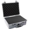 PELI 1520 Valigia protettiva resistente agli urti, IP67 Impermeabile e a prova di polvere, Capacità di 24L, Prodotto in Germania, Con Inserto in schiuma personalizzabile, Colore Grigio