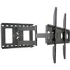 Techly 027620 Supporto a Muro per TV LED LCD 32-65'' Estensibile Slim Full-Motion Nero