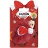 CAMON RICCIO CON CAPPELLO NATALIZIO 9 CM.