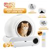 Uniq Pets Lettiera intelligente per gatti UNIQ PETS ROCKETCLEAN, autopulente e con controllo degli odori, 65 litri, adatta a gatti da 1 a 8 kg.