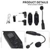 Wireless Instrument Microphone Saxophone Affidabile microfonico UHF per prestazioni musicali dal con