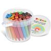 PRIMO Secchiello 48 pastelli a cera Jumbo Ø13mm 85mm 12colori PRIMO 0602PC48J