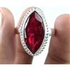 Utah Naturale Berillo Bixbite Rosso Smeraldo 19.20 KT Marchesa Gemma Anello No -