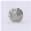 NATURAL ROSE CUT DIAMONDS 0.20TCW Naturale Grigio Colore Rotondo Portamonete Bello Fidanzamento Anello