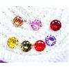 Harshj_0 Naturale Mix Colore Zaffiro Forma Rotonda 6x6 MM Loose Gemma 7 Pezzi Lotto