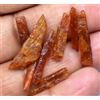 Gemsmyriad 21.45 KT 100% Naturale Tanzania Arancione Cianite Lotto Di 8 Pz Esemplare Grezzo