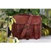 Fatto a mano Nuova Handmade Borsa Messenger In Vera Pelle Originale Per Laptop, Cuoio