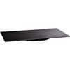 Meliconi 469100 BA1 Rotobase Elite M Base Girevole TV Vetro Satinato 360° portata 70 Kg colore Nero