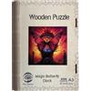 Epee Puzzle in legno Orologio magico a farfalla A3