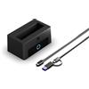 ICY BOX Spade Dock 1123, HDD, SSD, M.2, Serial ATA III, Serial ATA II, SATA, M.2, 2,5", 3,5", 30 TB, USB 3.2 Gen 2 (3.1 Gen 2) Type-C, Nero