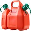 VEVOR Contenitore per Carburante 6 L, Serbatoio Carburante con Beccuccio e Contenitore Olio Extra da 1,9 L, Portata Massima di 0,091L/s, per la Maggior Parte delle Auto, Moto, ATV e UTV