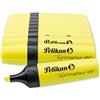 Pelikan 10 Evidenziatori, 490, Giallo, Cappuccio Twist, Prodotto in Germania