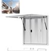 VEVOR Sportello per Concessioni da 915 x 915 mm Finestra per Camion di Cibo in Lega di Alluminio, Apertura Fino a 85 Gradi con 4 Finestre Scorrevoli, Porta a Tenda e Gancio di Traino