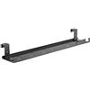 RICOO Portacavi sotto scrivania Z1122 59 x 10,6 cm Raccogli cavo Nascondi cavi Organizer salvaspazio Canalina passacavi Tavolo computer ufficio Nero